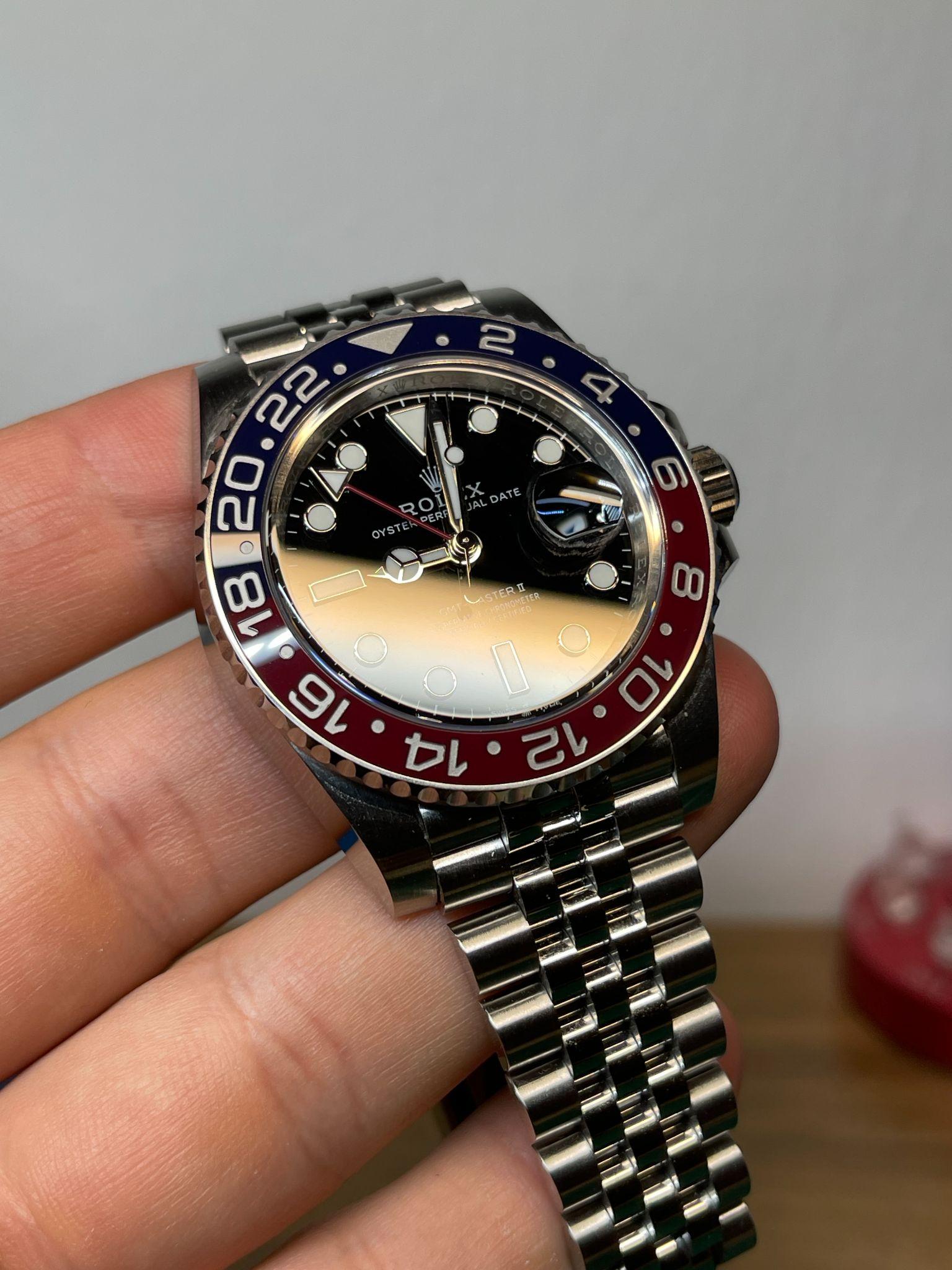 GMT-Master II 126710BLRO — Super Custom Pepsi V3 · ARF V3 SH3285 · Jubilee · Modified Build