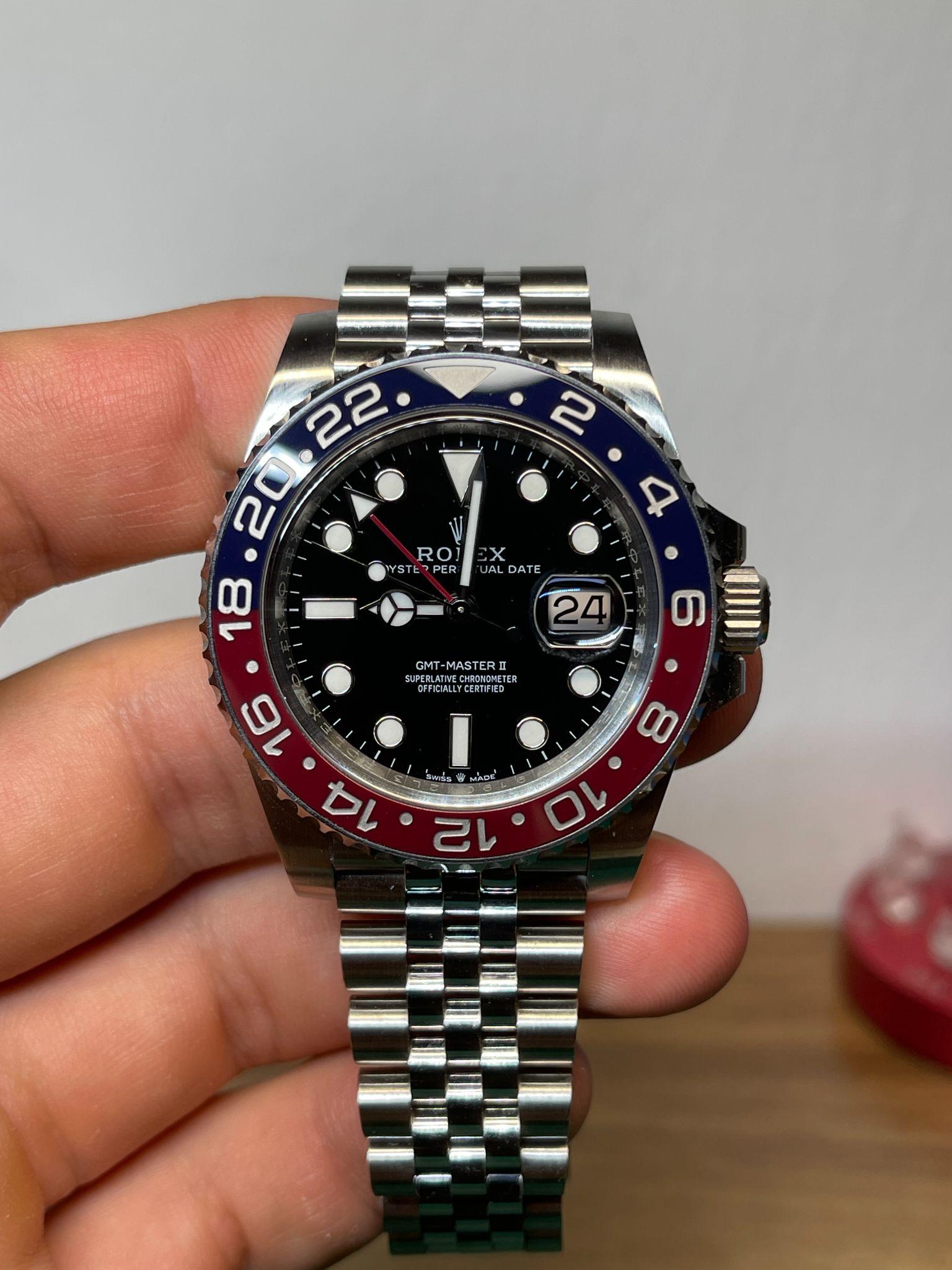 GMT-Master II 126710BLRO — Super Custom Pepsi V3 · ARF V3 SH3285 · Jubilee · Modified Build — thumbnail 3