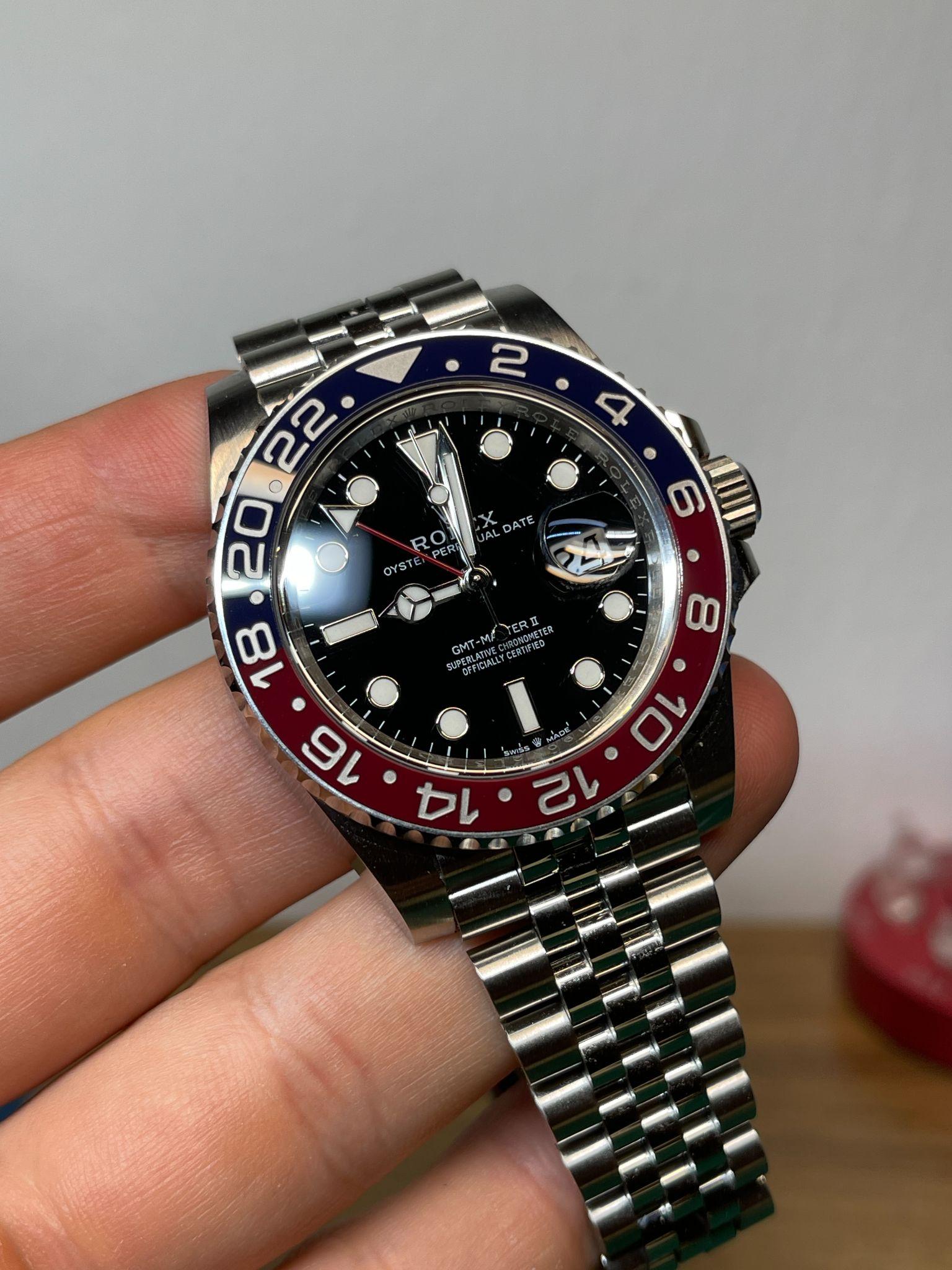 GMT-Master II 126710BLRO — Super Custom Pepsi V3 · ARF V3 SH3285 · Jubilee · Modified Build — thumbnail 4