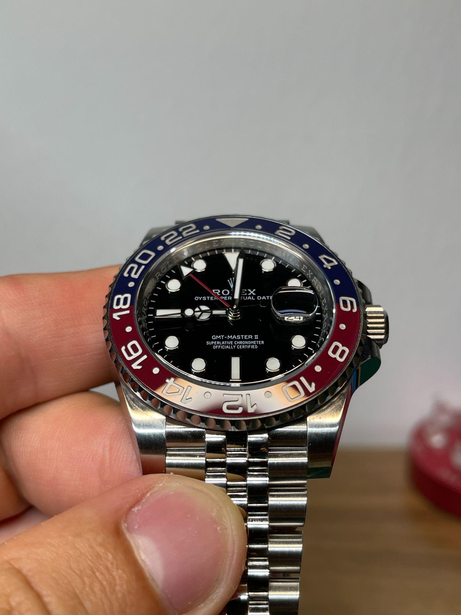 GMT-Master II 126710BLRO — Super Custom Pepsi V3 · ARF V3 SH3285 · Jubilee · Modified Build — thumbnail 8