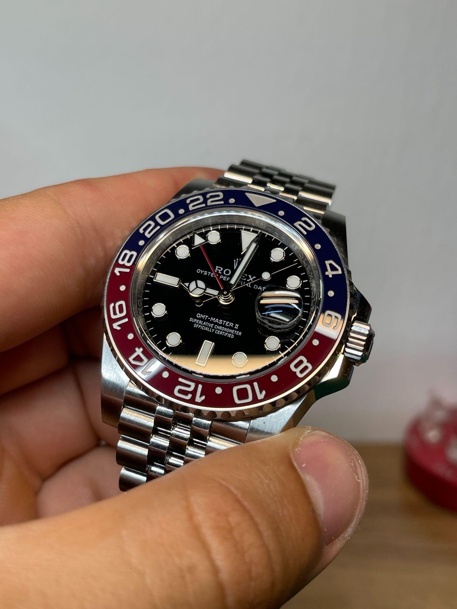 GMT-Master II 126710BLRO — Super Custom Pepsi V3 · ARF V3 SH3285 · Jubilee · Modified Build — thumbnail 9