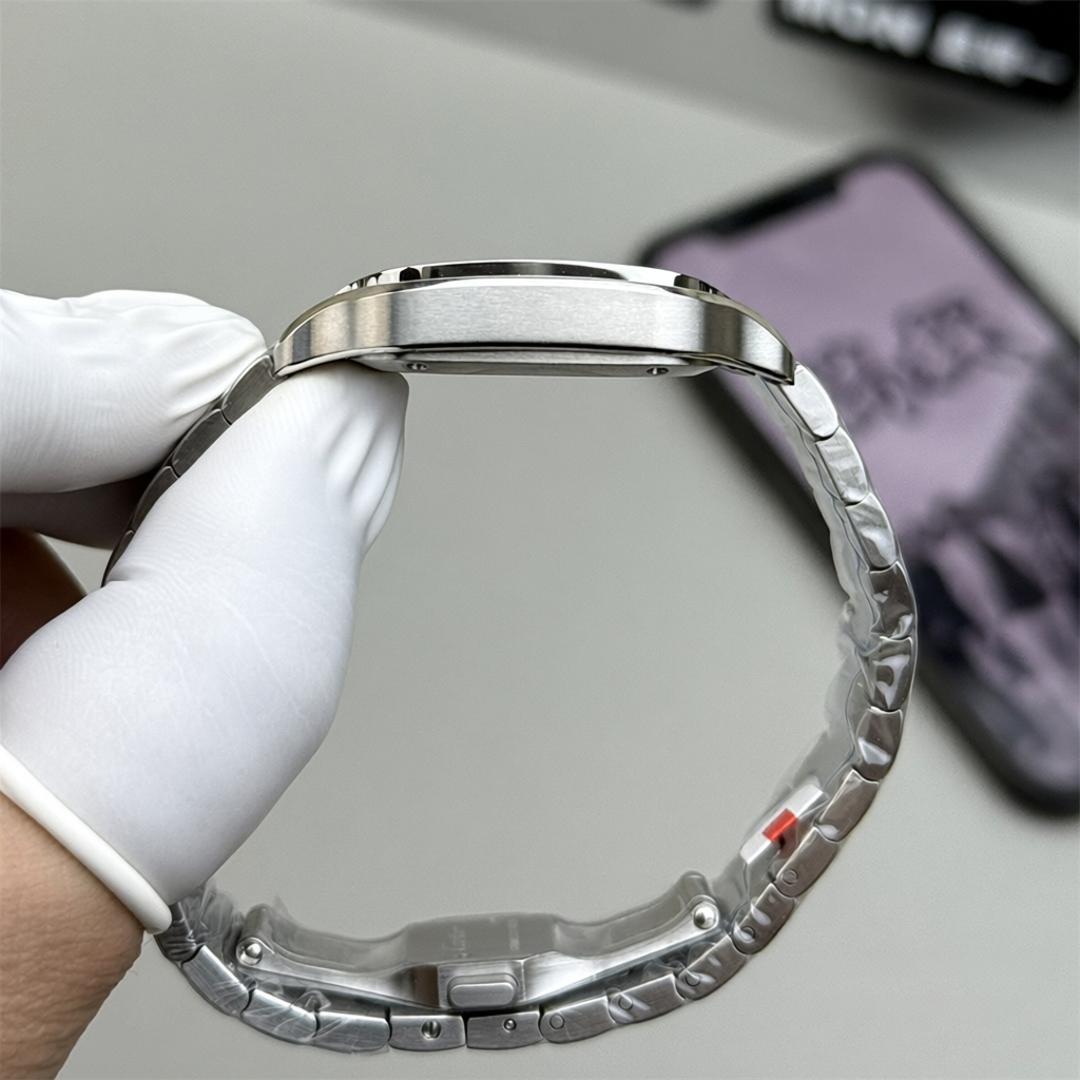 Cartier Santos Medium WSSA0010 — Stahl BVF 1:1 Best Edition · Weißes Zifferblatt · MY9015 — thumbnail 2