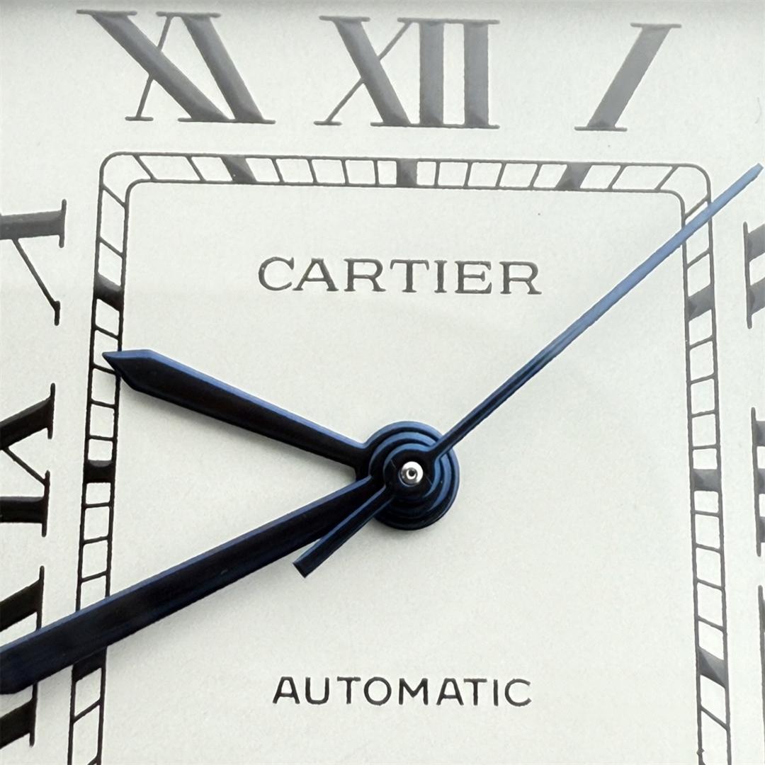 Cartier Santos Medium WSSA0010 — Stahl BVF 1:1 Best Edition · Weißes Zifferblatt · MY9015 — thumbnail 4