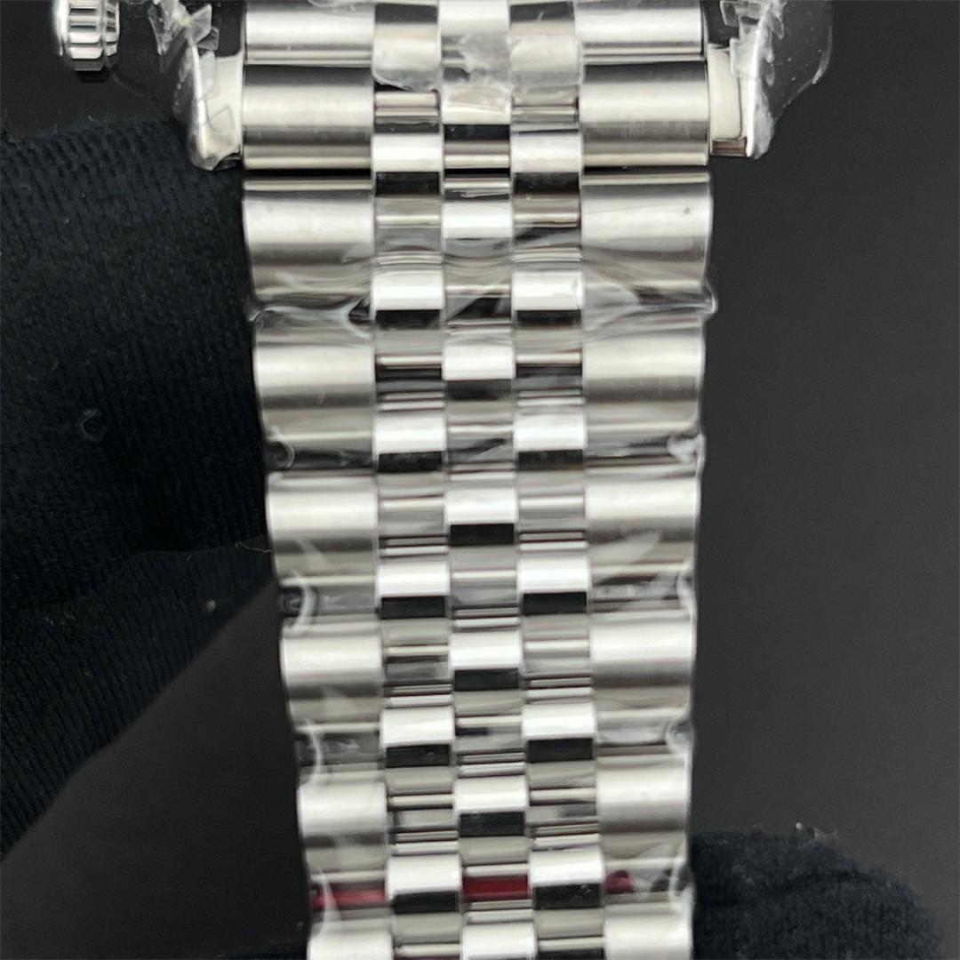 Datejust 36 126234 — Acero 904L VSF V2 1:1 Best Edition · Esfera Negra de Barras · Bisel Estriado · Jubilé · DD3235 — thumbnail 5