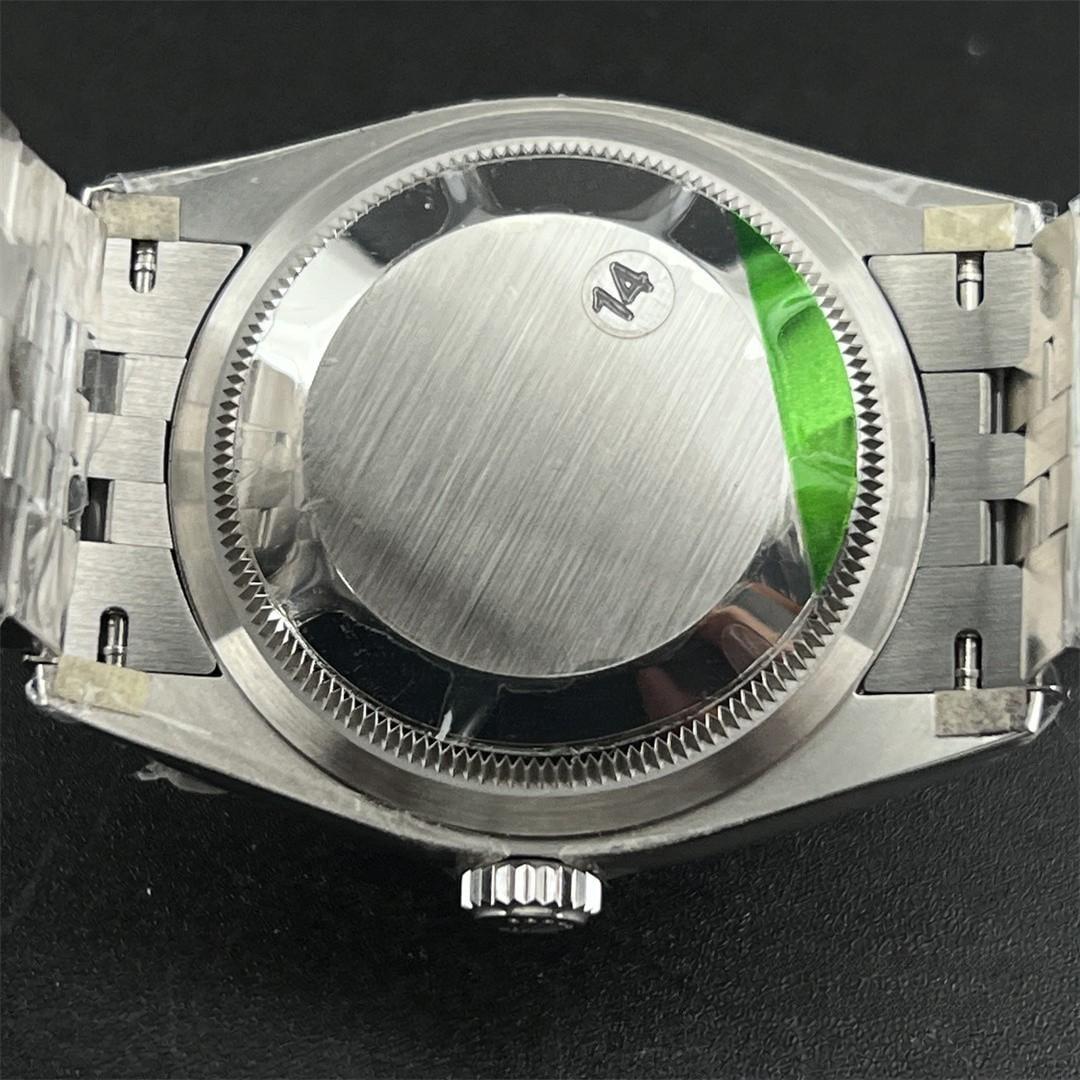Datejust 36 126234 — Acero 904L VSF V2 1:1 Best Edition · Esfera Negra de Barras · Bisel Estriado · Jubilé · DD3235 — thumbnail 8