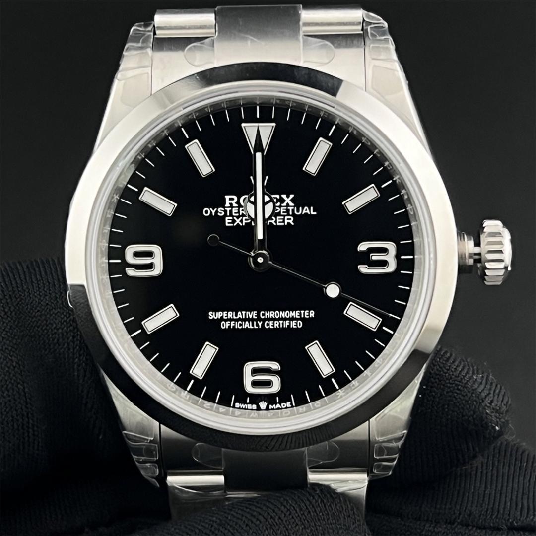 Explorer 36 124270 — 904L-Stahl VSF 1:1 Best Edition · Schwarzes Zifferblatt · VS3230 — view 1