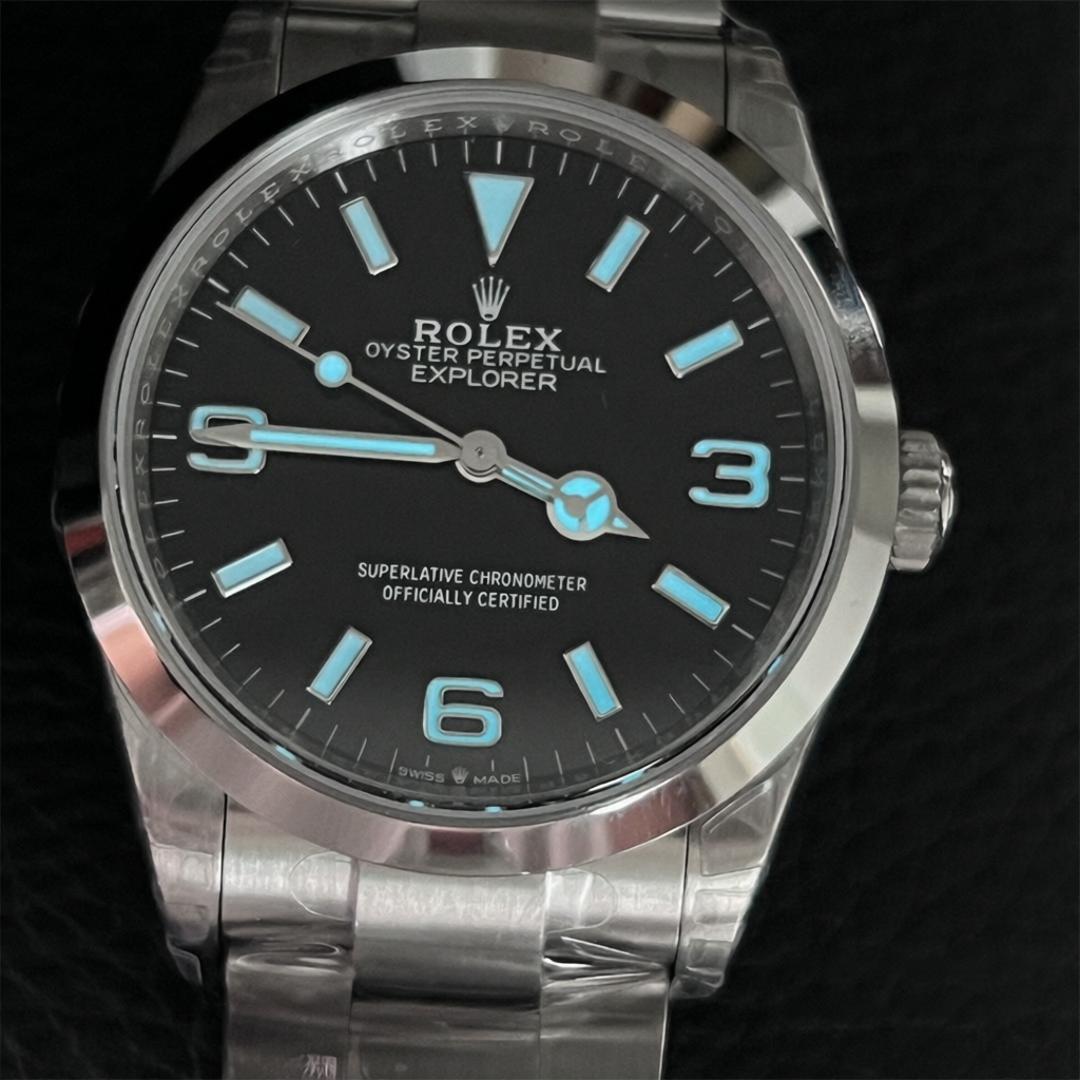 Explorer 36 124270 — 904L-Stahl VSF 1:1 Best Edition · Schwarzes Zifferblatt · VS3230 — thumbnail 9