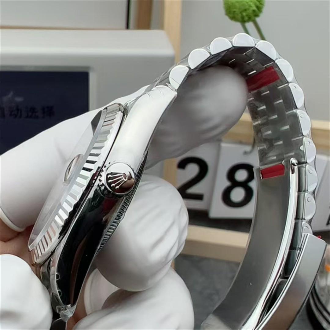 Datejust 36 126234 — Acier 904L VSF V2 1:1 Best Edition · Cadran Vert à Bâtons · Lunette Cannelée · Jubilé · DD3235 — thumbnail 4