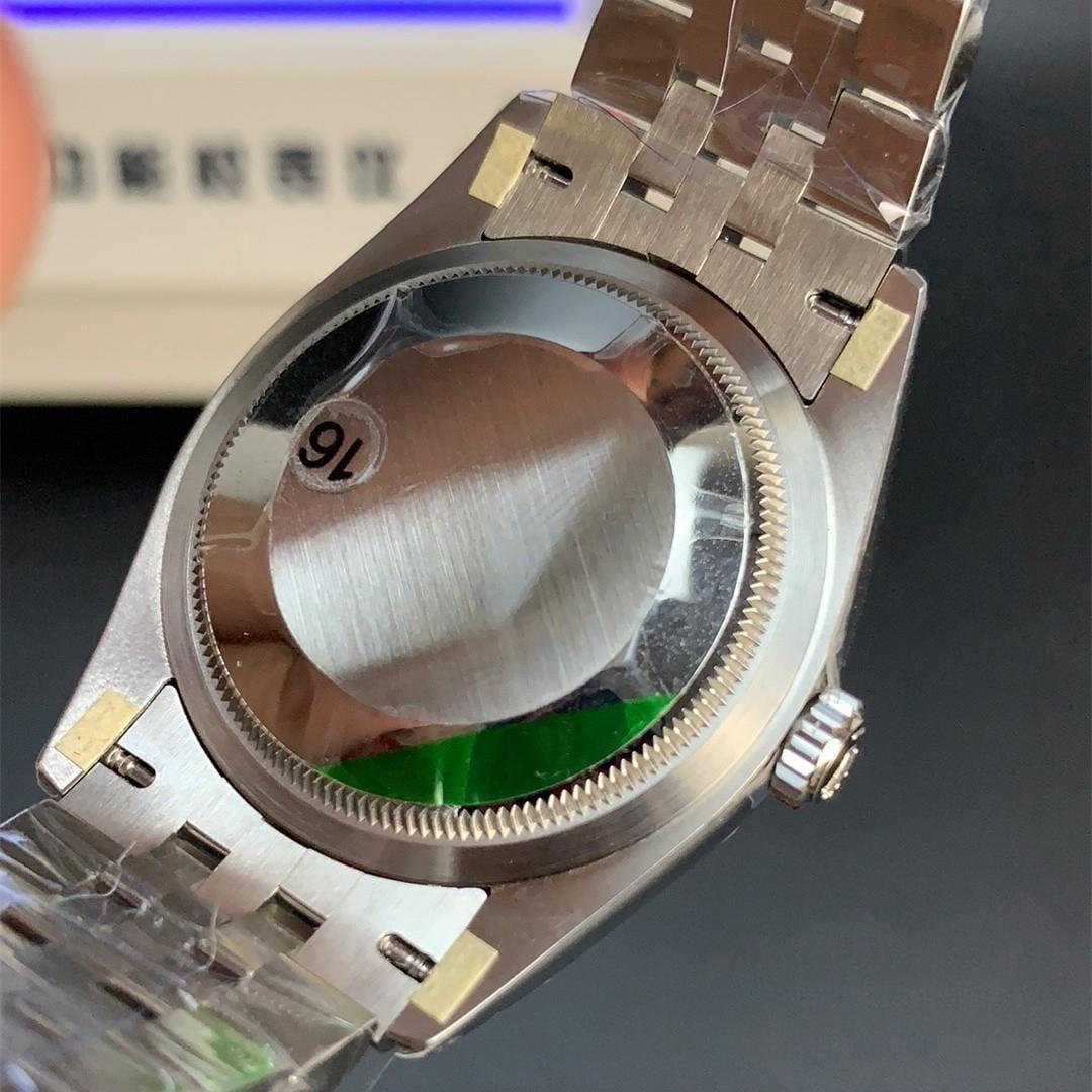 Datejust 36 126234 « Wimbledon » — Acciaio 904L VSF V2 1:1 Best Edition · Quadrante Grigio Ardesia Romano · Lunetta Zigrinata · Jubilé · DD3235 — thumbnail 4