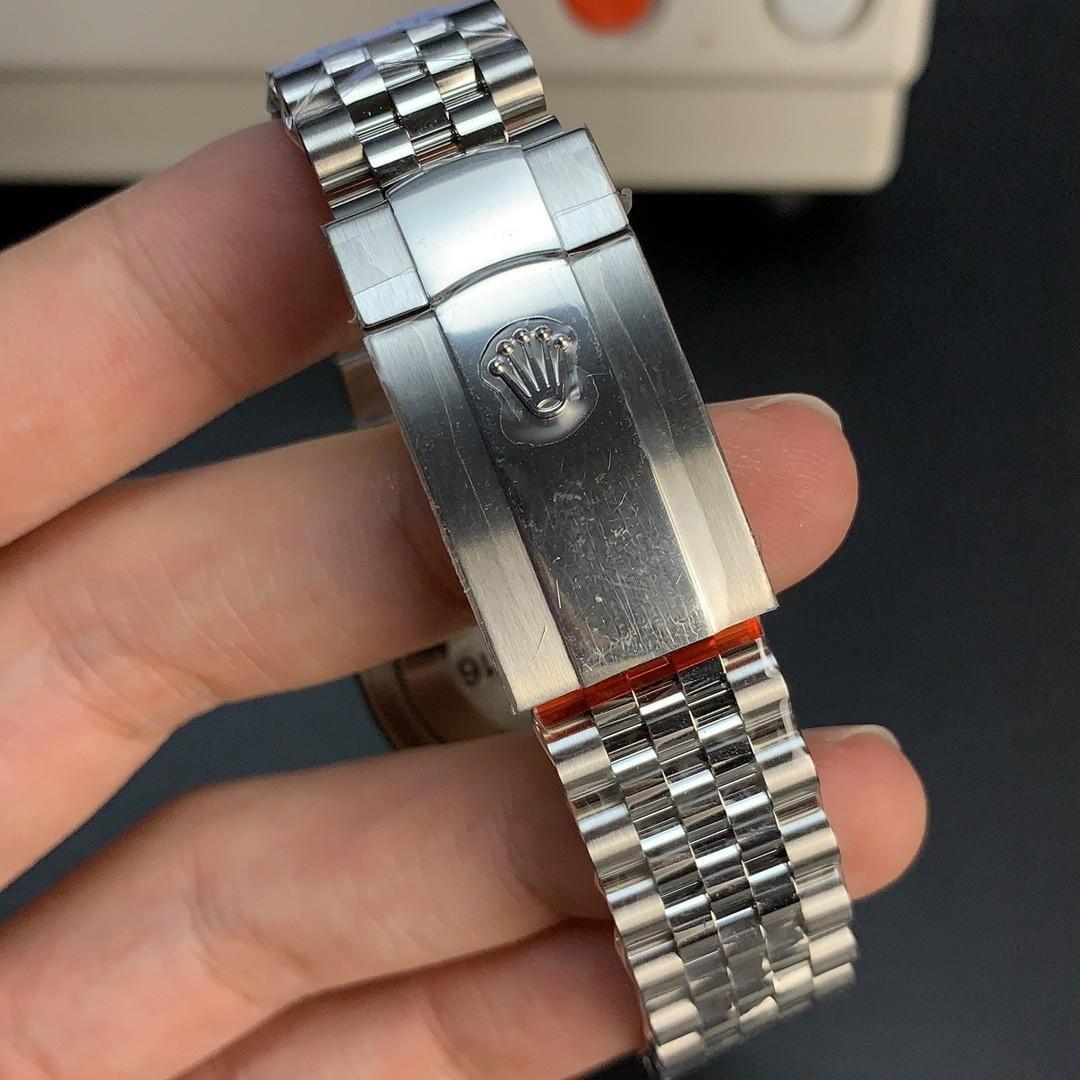 Datejust 36 126234 « Wimbledon » — Acciaio 904L VSF V2 1:1 Best Edition · Quadrante Grigio Ardesia Romano · Lunetta Zigrinata · Jubilé · DD3235 — thumbnail 5