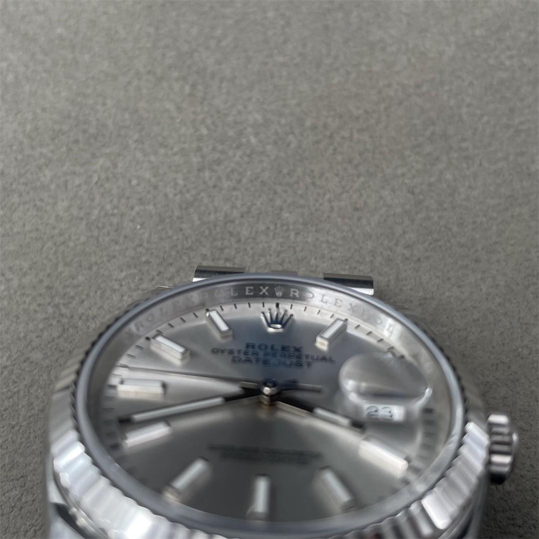 Datejust 36 126234 — 904L Steel VSF 1:1 Best Edition · Silver Stick Dial · Fluted Bezel · Jubilee · VS3235 — thumbnail 9