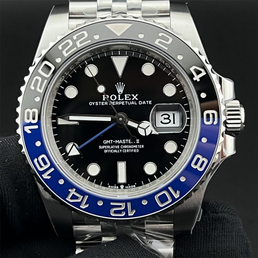 GMT-Master II 126710BLNR « Batgirl » — 904L Steel VSF 1:1 Best Edition · Black Dial · Blue/Black Bezel · Jubilee · DD3285 — view 1