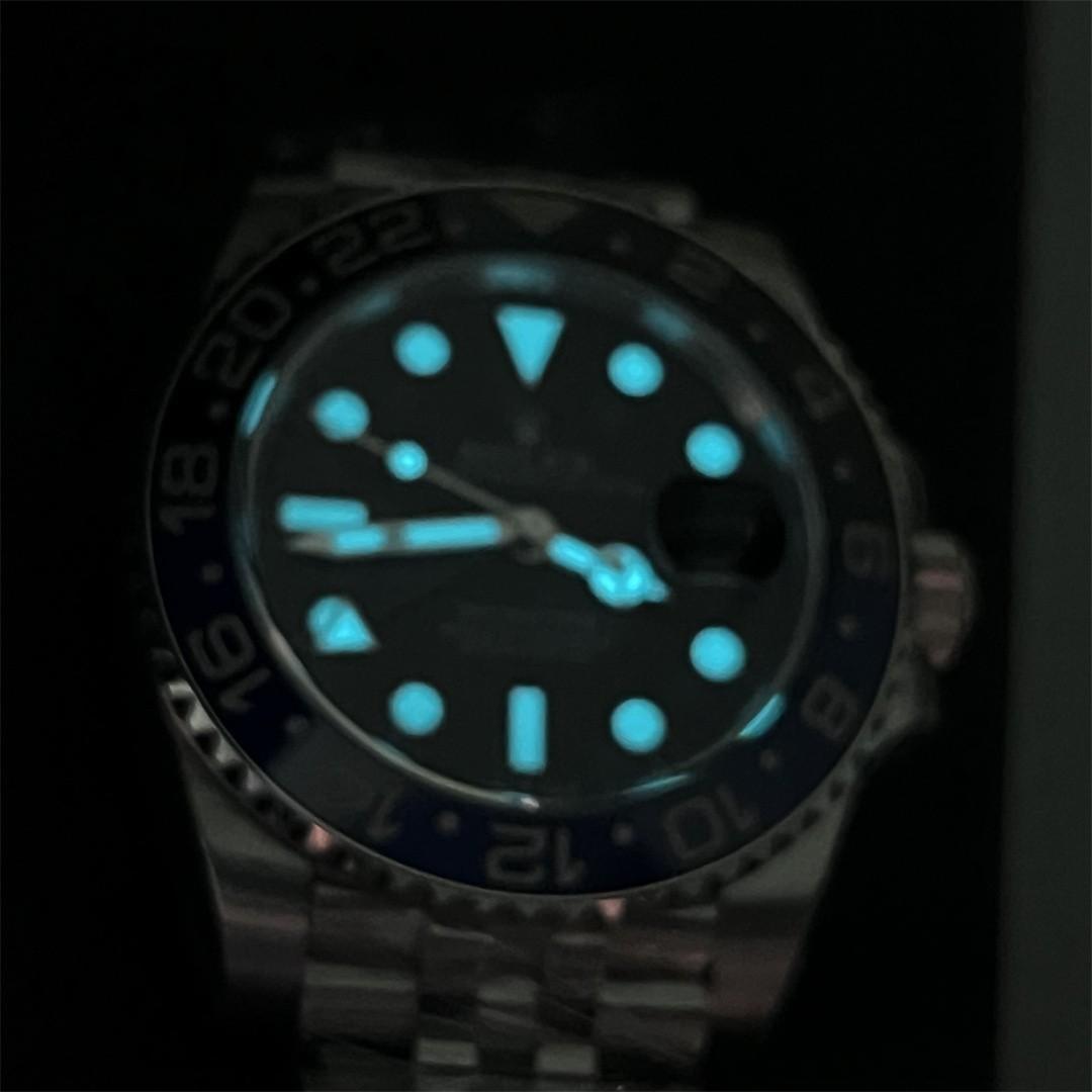 GMT-Master II 126710BLNR « Batgirl » — 904L Steel VSF 1:1 Best Edition · Black Dial · Blue/Black Bezel · Jubilee · DD3285 — thumbnail 2