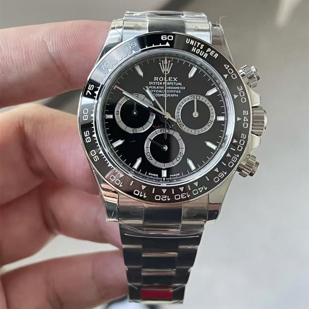 Cosmograph Daytona 126500LN — Acero 904L VSF 1:1 Best Edition · Esfera negra · Cerámica negra · DD4131 — view 1