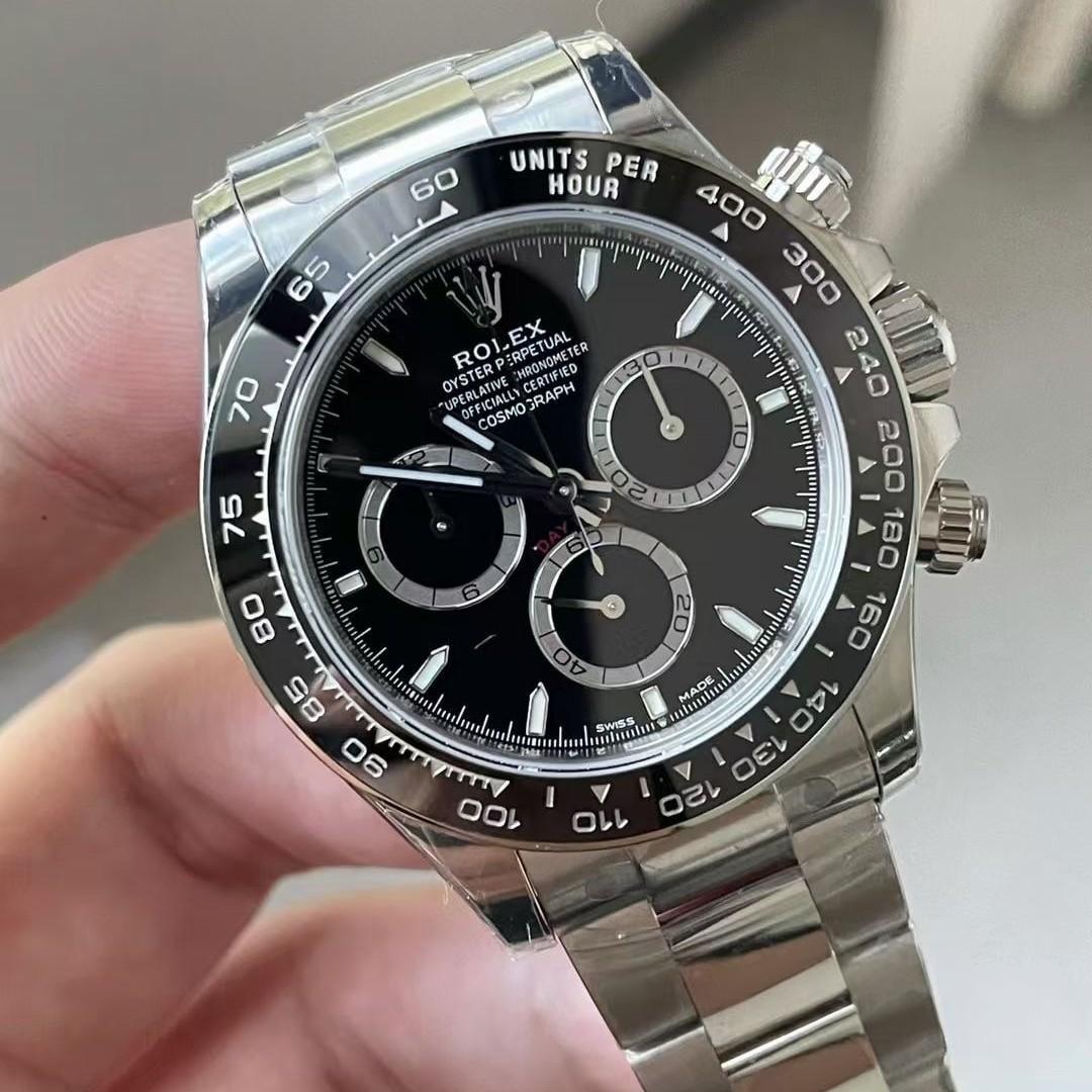 Cosmograph Daytona 126500LN — Acero 904L VSF 1:1 Best Edition · Esfera negra · Cerámica negra · DD4131 — thumbnail 2