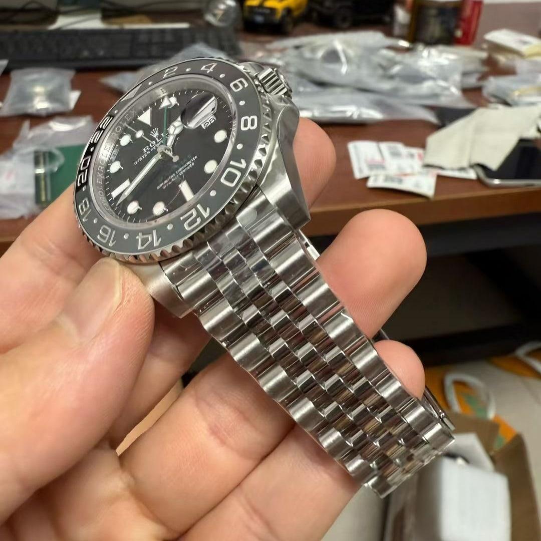 GMT-Master II 126710 « Bruce Wayne » 40mm — Acciaio 904L VSF 1:1 Best Edition · Quadrante nero · Ceramica nero/grigio · Jubilee · DD3285 — thumbnail 4