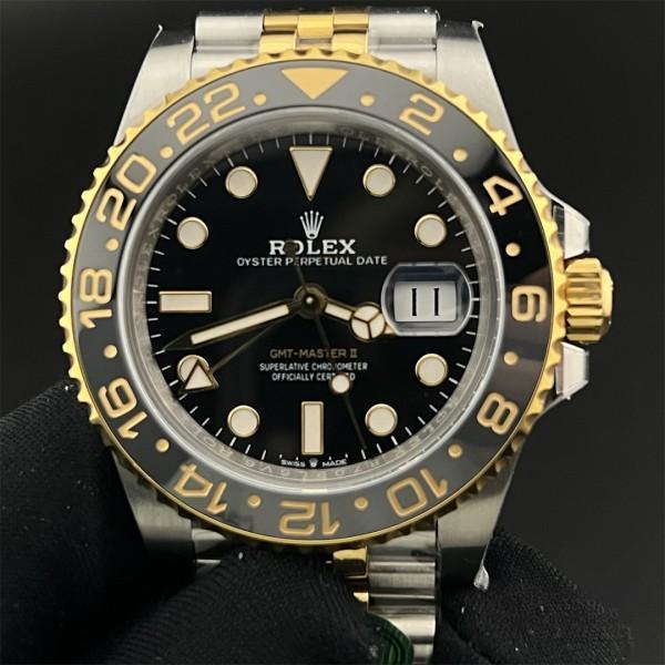 GMT-Master II 126713GRNR — ARF V2 « Gain Weight » 1:1 Best Edition · Acier 904L/Or · Cadran noir · Lunette céramique grise/noire · VR3285 — view 1