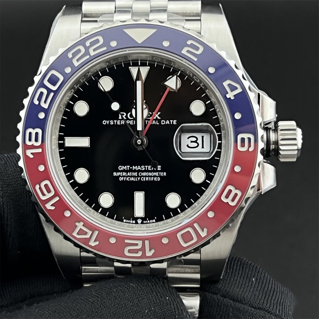 GMT-Master II 126710BLRO — 904L Steel VSF V3 1:1 Best Edition · Black Dial · Pepsi Bezel · DD3285 — view 1