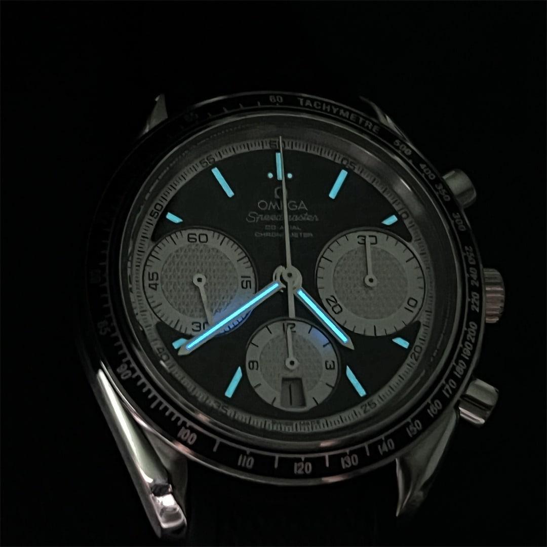 Speedmaster Racing 40mm — Cadran noir compteurs blancs · Acier 316L massif · Lunette tachymètre · Chrono A7750 — thumbnail 2