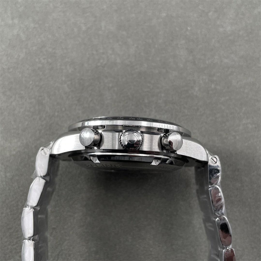Speedmaster Racing 40mm — Massives 316L-Stahlband · Schwarzes Zifferblatt mit schwarzen Hilfszifferblättern · Tachymeter-Lünette · A7750-Chrono — thumbnail 5