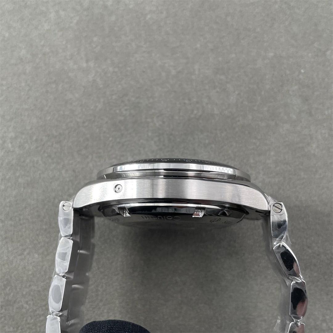 Speedmaster Racing 40mm — Massives 316L-Stahlband · Schwarzes Zifferblatt mit schwarzen Hilfszifferblättern · Tachymeter-Lünette · A7750-Chrono — thumbnail 6