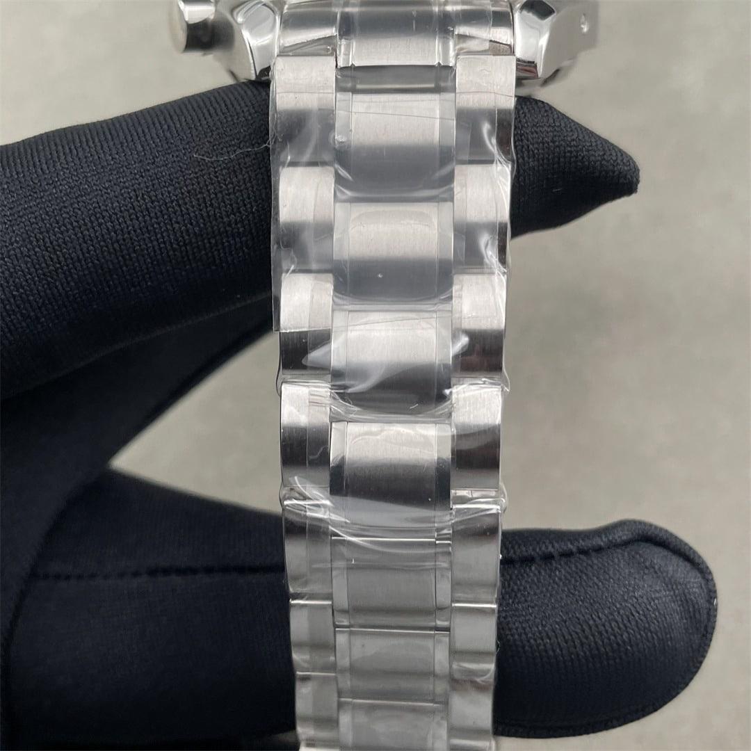 Speedmaster Racing 40mm — Massives 316L-Stahlband · Schwarzes Zifferblatt mit schwarzen Hilfszifferblättern · Tachymeter-Lünette · A7750-Chrono — thumbnail 7