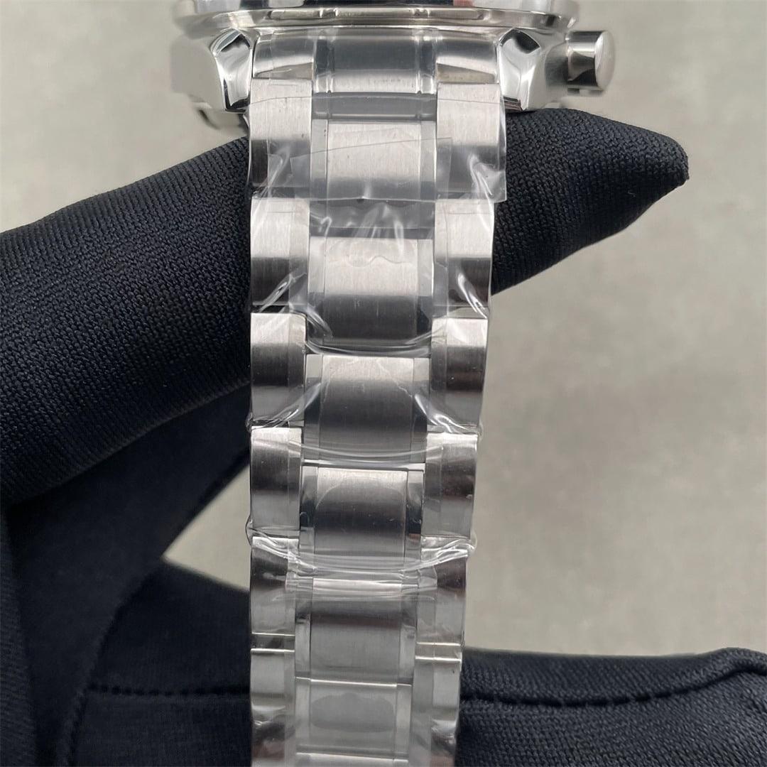 Speedmaster Racing 40mm — Massives 316L-Stahlband · Schwarzes Zifferblatt mit schwarzen Hilfszifferblättern · Tachymeter-Lünette · A7750-Chrono — thumbnail 8