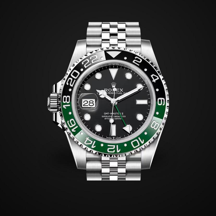 GMT-Master II 126720VTNR — 904L Steel VSF V3 1:1 Best Edition · Black Dial · Green/Black Bezel · Jubilee · DD3285