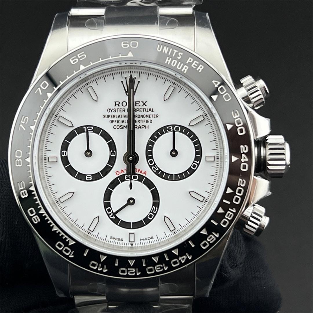 Cosmograph Daytona 126500LN — 904L Steel VSF 1:1 Best Edition · White Dial · Black Ceramic · DD4131 — view 1