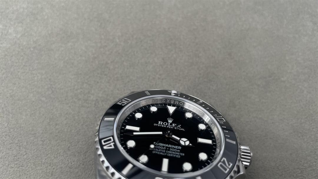 Submariner 124060 No Date — Acciaio 904L VSF 1:1 Best Edition · Ceramica nera · VS3230 — thumbnail 3