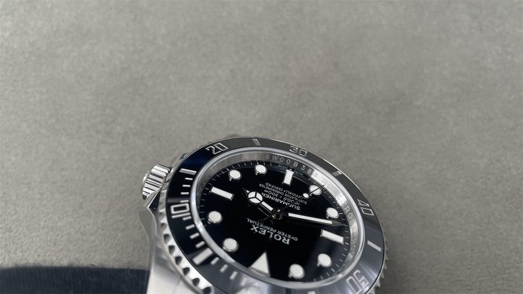 Submariner 124060 No Date — Acciaio 904L VSF 1:1 Best Edition · Ceramica nera · VS3230 — thumbnail 4
