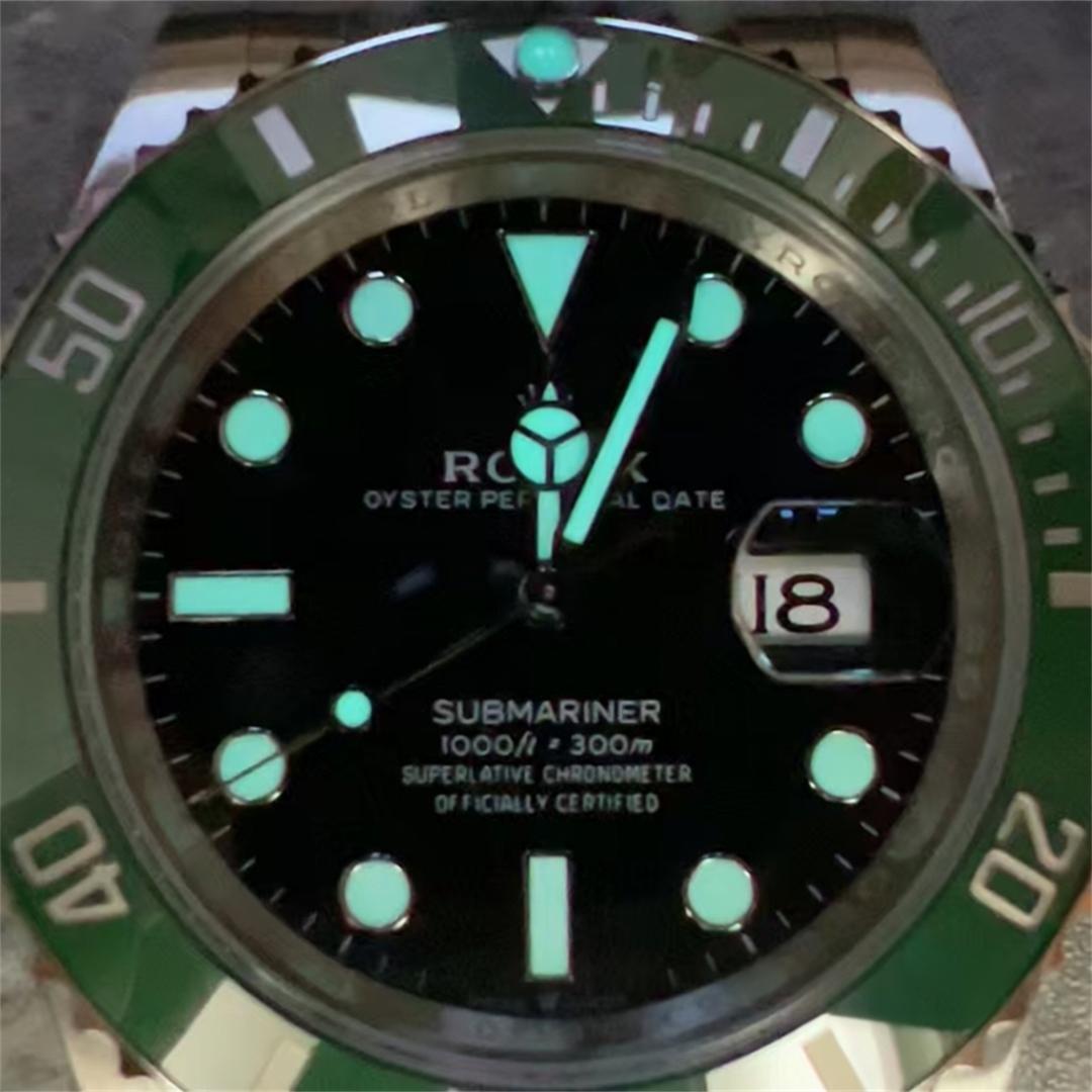Submariner 126610LV — Acier 904L VSF 1:1 Best Edition · Cadran noir · Lunette verte · VS3235 — thumbnail 2