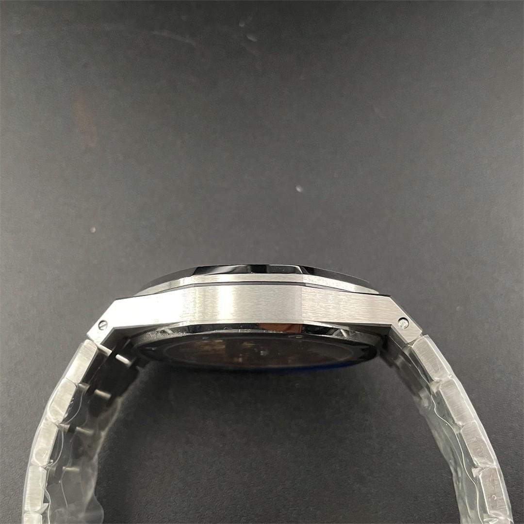 Royal Oak 15500 41mm — Acero 316L ZF 1:1 Best Edition · Esfera Tapisserie Negra · Brazalete Integrado · A4302 — thumbnail 8