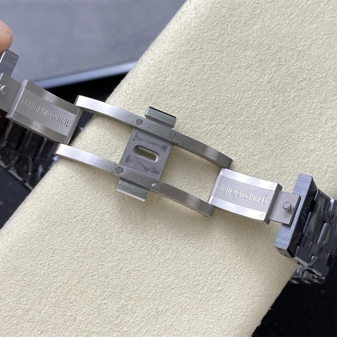 Royal Oak Openworked 15416CE 41mm — Schwarze Keramik THBF 1:1 Best Edition · Skelett-Zifferblatt · Keramikarmband · SA3132 — thumbnail 3