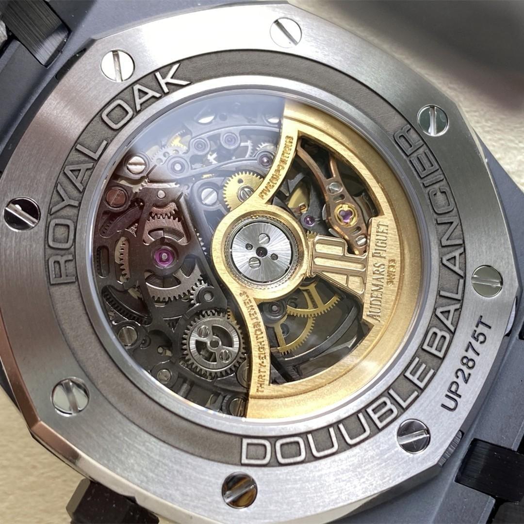 Royal Oak Openworked 15416CE 41mm — Schwarze Keramik THBF 1:1 Best Edition · Skelett-Zifferblatt · Keramikarmband · SA3132 — thumbnail 9