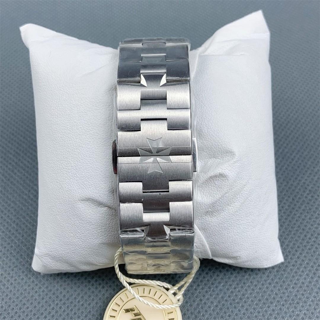 Overseas 4500V — Acier ZF 1:1 Best Edition · Cadran Blanc à Bâtons · Lunette Signature · Bracelet Intégré · A5100 — thumbnail 5