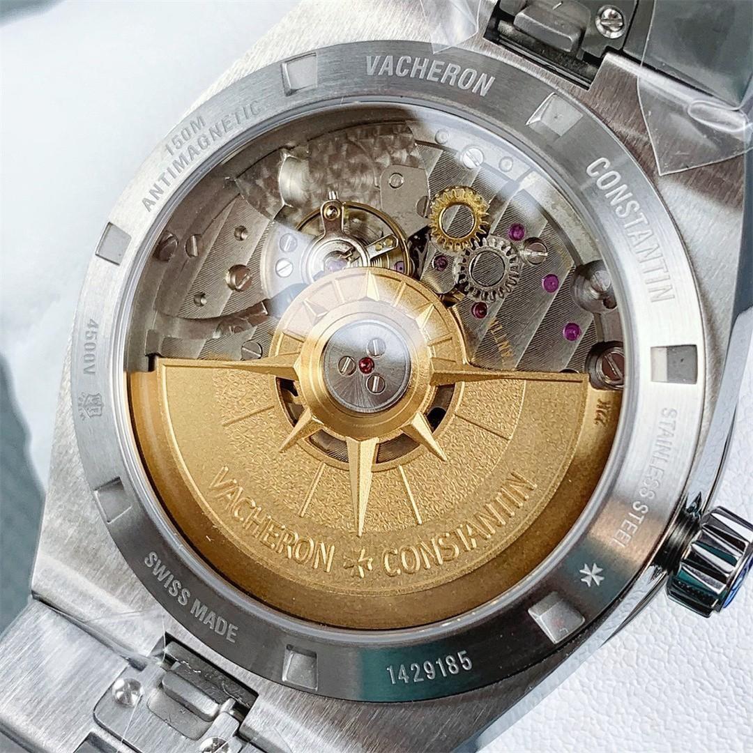 Overseas 4500V — Acier ZF 1:1 Best Edition · Cadran Blanc à Bâtons · Lunette Signature · Bracelet Intégré · A5100 — thumbnail 9