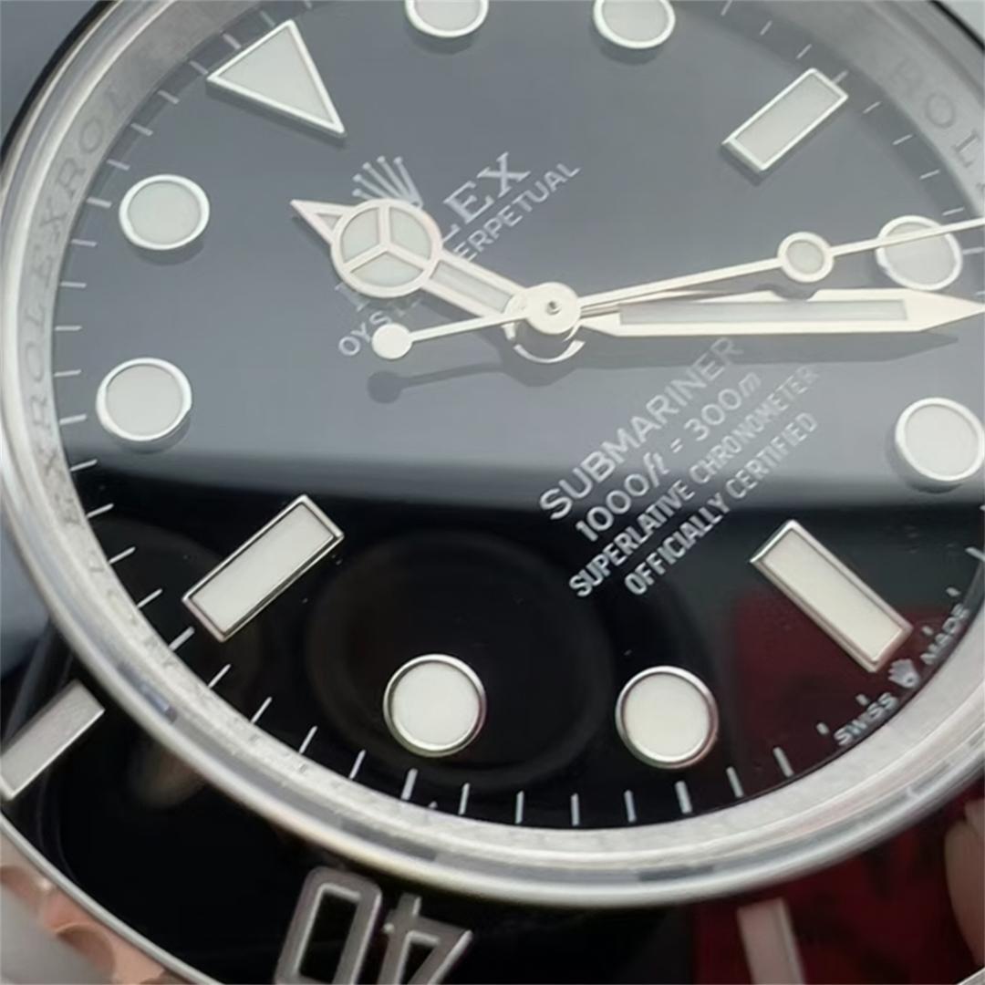Submariner 124060 No Date — 904L-Stahl VSF 1:1 Best Edition · Schwarze Keramik · VS3230 — thumbnail 3