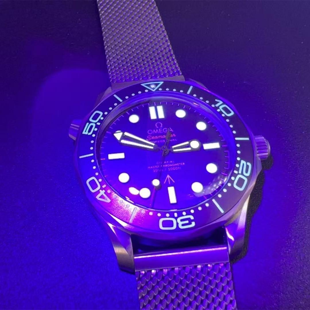 Omega Seamaster 300 « No Time to Die » — Titanio VSF V7 1:1 Best Edition · Esfera negra vintage · Brazalete malla · SA8806 — thumbnail 9