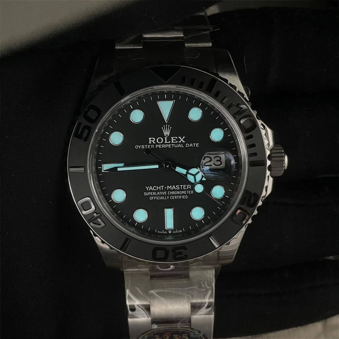 Yacht-Master 226627 — Titanium VF 1:1 Best Edition · Black Dial · Black Ceramic Bezel · DD3235 — thumbnail 9