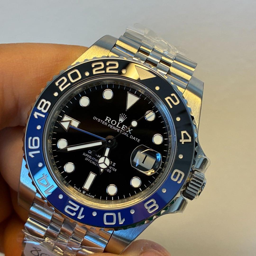 GMT-Master II 126710BLNR Batgirl Jubilee — 904L Steel VSF 1:1 Best Edition · Black Dial · Blue/Black Bezel · DD3285