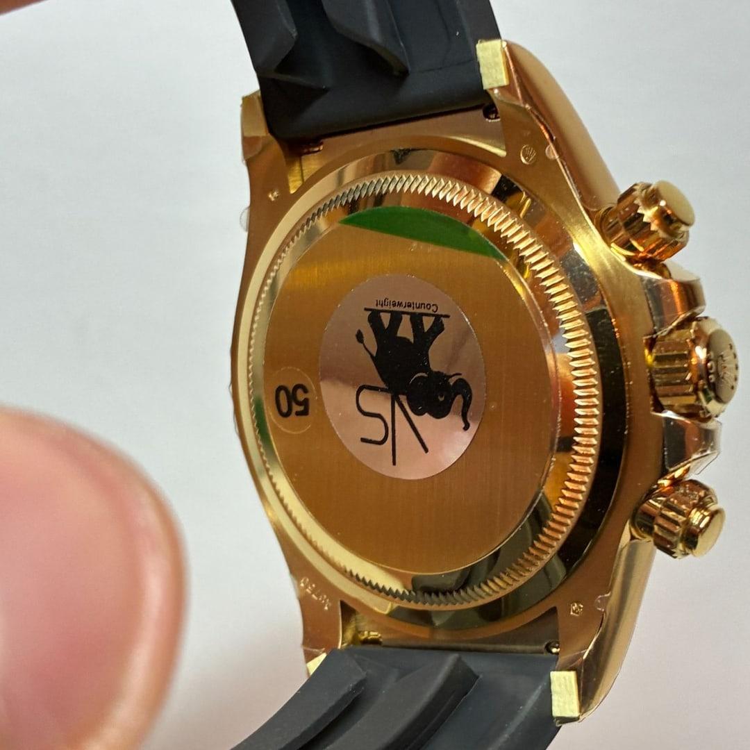 Cosmograph Daytona 126518 — Weighted 18K Yellow Gold VSF V3 · Tiffany Dial · Black Ceramic Bezel · DD4131 — thumbnail 2
