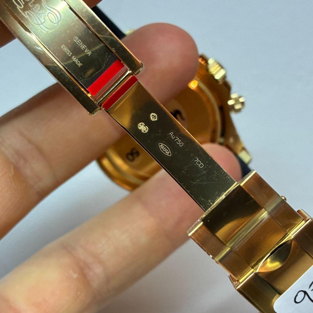 Cosmograph Daytona 126518 — Weighted 18K Yellow Gold VSF V3 · Tiffany Dial · Black Ceramic Bezel · DD4131 — thumbnail 7