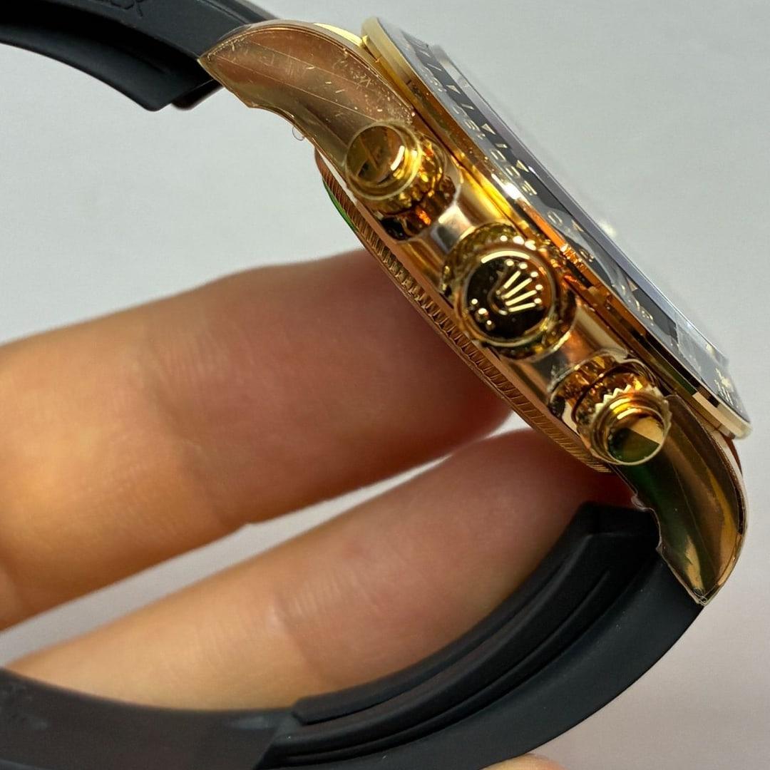 Cosmograph Daytona 126518 — Weighted 18K Yellow Gold VSF V3 · Tiffany Dial · Black Ceramic Bezel · DD4131 — thumbnail 8