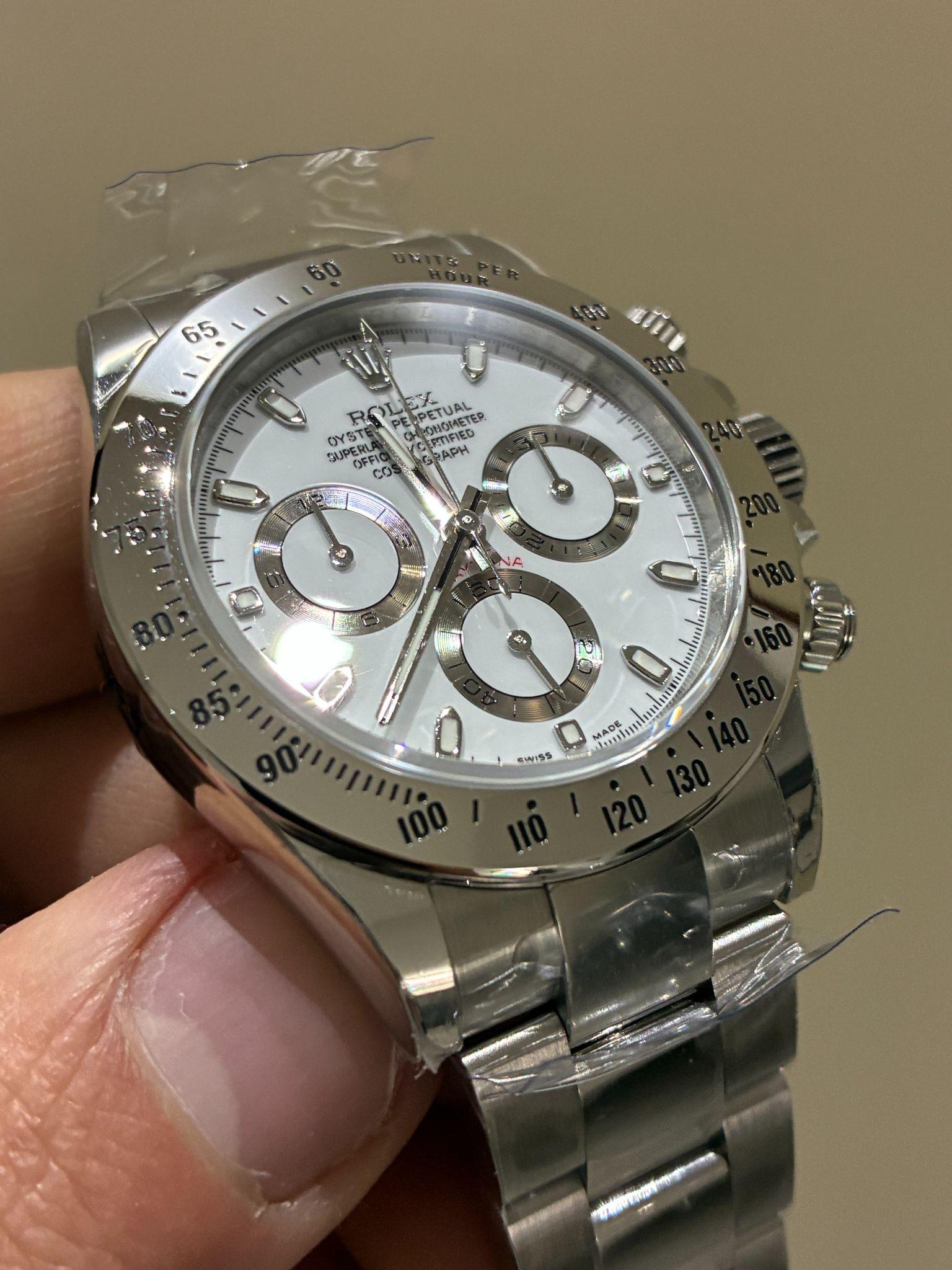 Cosmograph Daytona 116520 — Super Custom Build · VSF V3 Base · White Panda Dial · DD4130