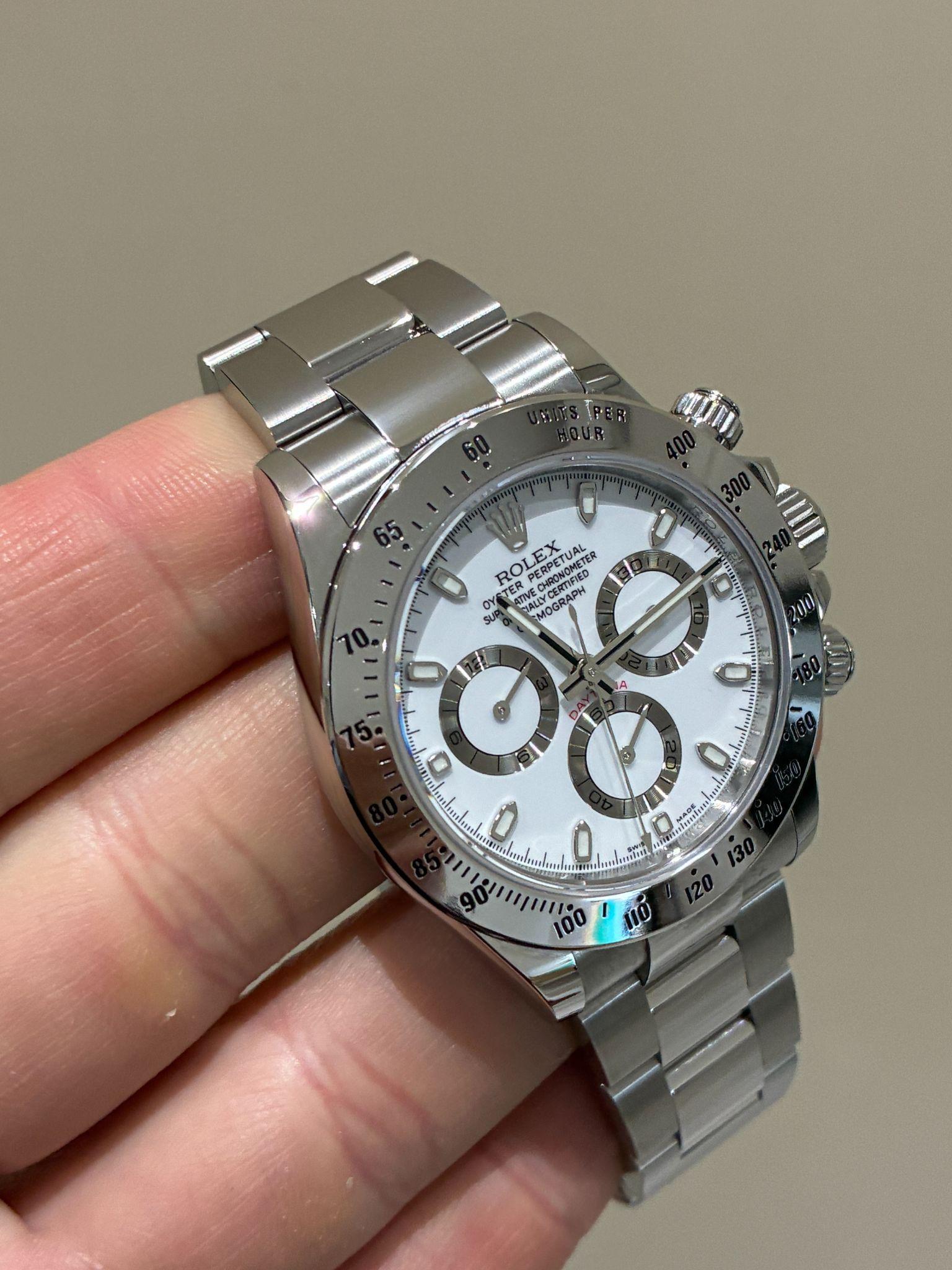 Cosmograph Daytona 116520 — Super Custom Build · VSF V3 Base · White Panda Dial · DD4130 — thumbnail 3