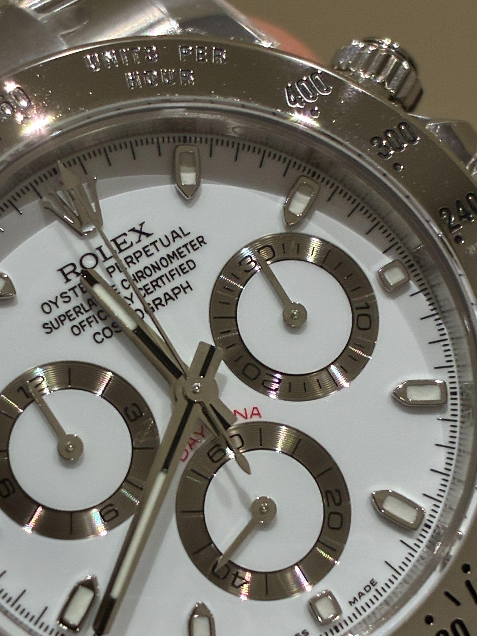 Cosmograph Daytona 116520 — Super Custom Build · VSF V3 Base · White Panda Dial · DD4130 — thumbnail 4