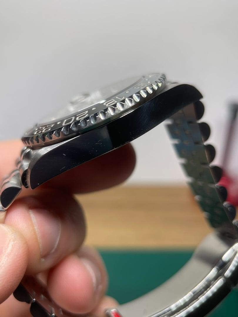 GMT-Master II 126710GRNR "Bruce Wayne" — Super Franken Genuine-Parts Build · Black Dial · Grey/Black Bezel · Jubilee · DD3285 — thumbnail 10