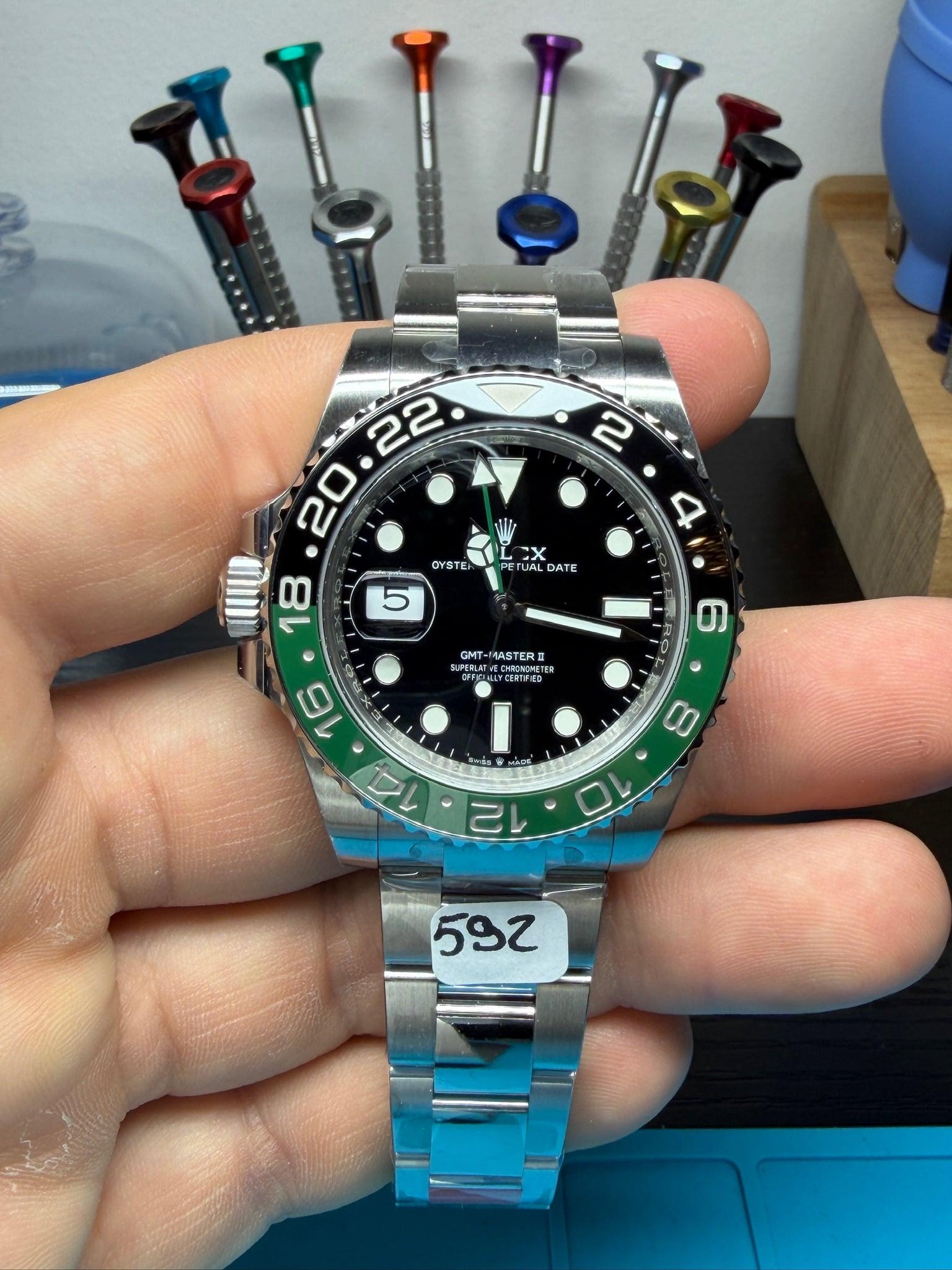 GMT-Master II 126729 VTNR — 904L Steel VSF 1:1 Best Edition · Green Dial · Green/Black Bezel · DD3285 CHS V3 — thumbnail 3