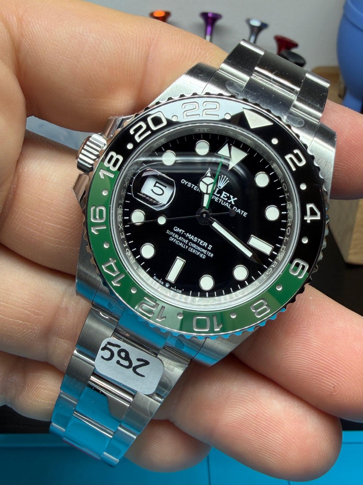 GMT-Master II 126729 VTNR — 904L Steel VSF 1:1 Best Edition · Green Dial · Green/Black Bezel · DD3285 CHS V3 — thumbnail 6